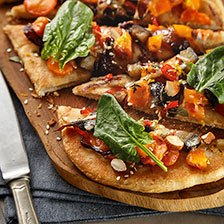 Fall Harvest Veggie and Bacon Pizza Recipe